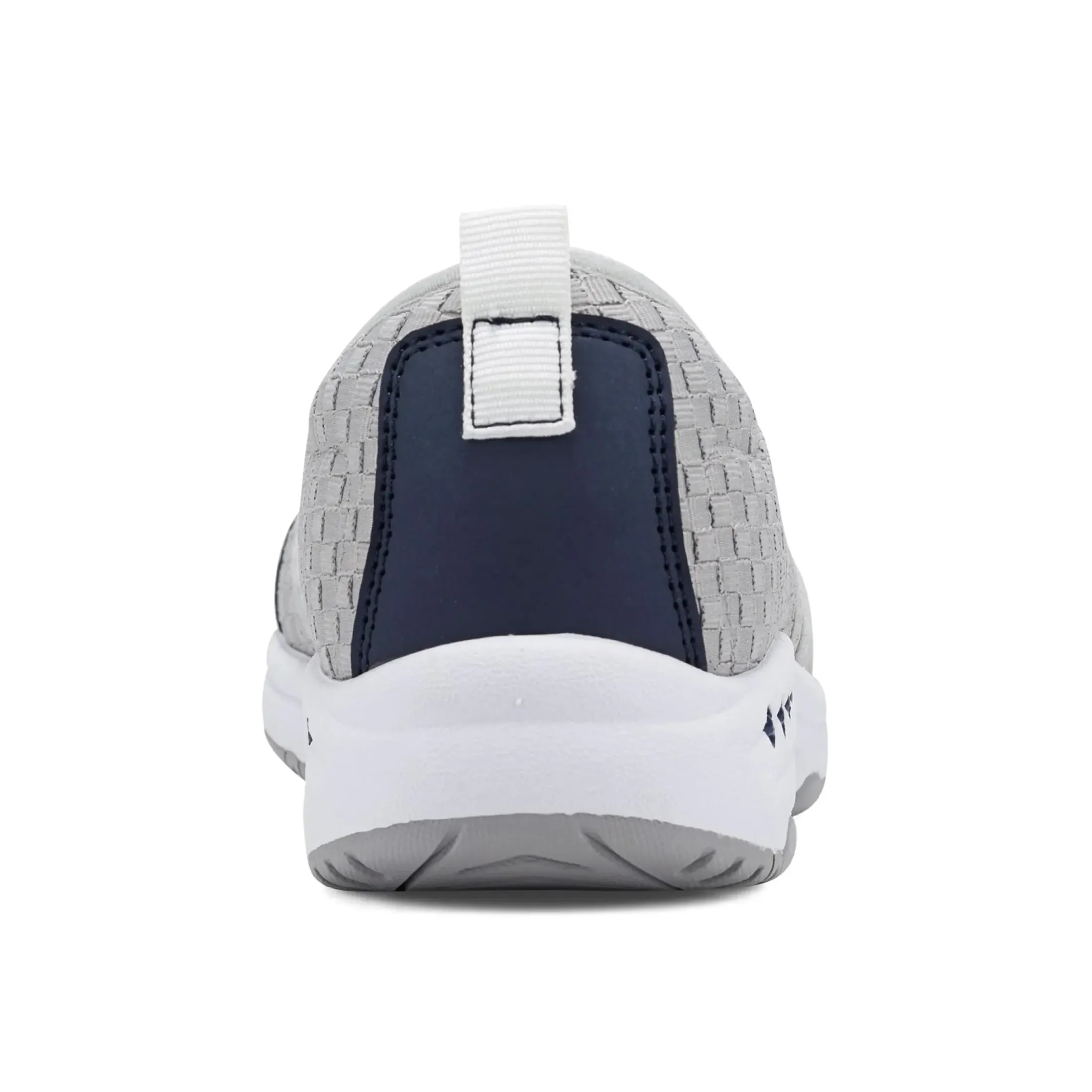Traveltime Family|Slip Ons>Easy Spirit Twist Slip On Sneakers Grey Woven