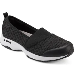 Traveltime Family|Slip Ons>Easy Spirit Twist Slip On Sneakers Black
