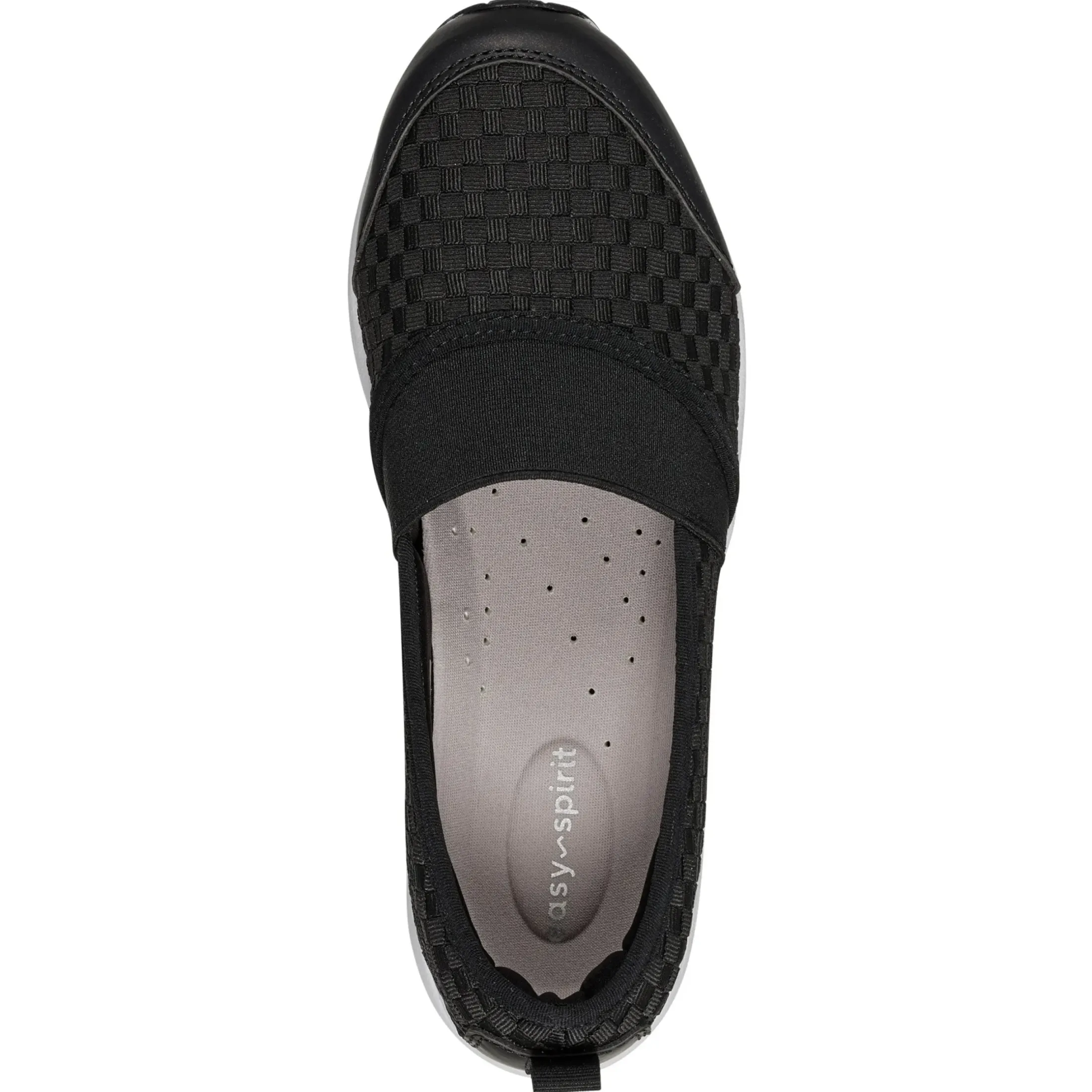 Traveltime Family|Slip Ons>Easy Spirit Twist Slip On Sneakers Black