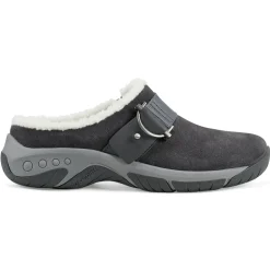 Mules|Mules>Easy Spirit Wend Slip-on Casual Clogs Medium Grey Suede